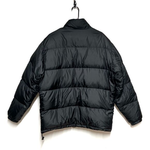 LL Bean Men’s Black Down Filled Reversible Puffer Jacket Like New Sz L - Picture 2 of 5